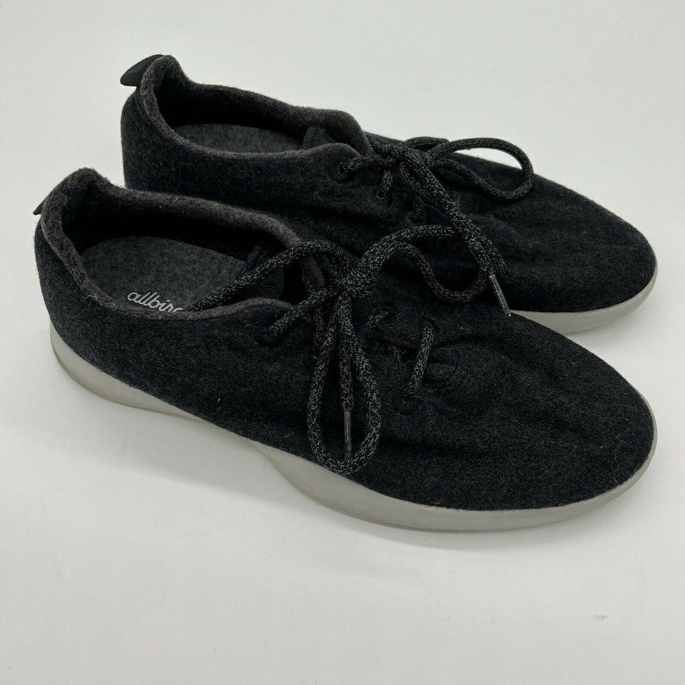 Allbirds Men's Wool Runners Dark Grey Comfort Shoes w/ wool inlining Sz 10